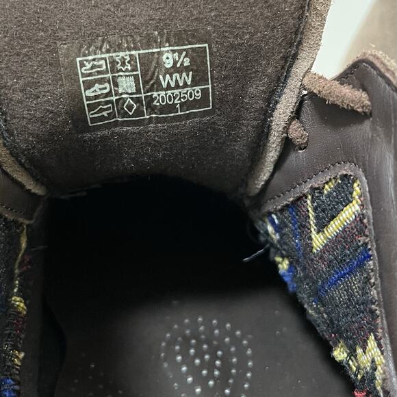 SAS Womens Kich Leather Suede Lace‎ Up Ankle Boots Size 9.5 EXTRA WIDE Comfort - Picture 9 of 10